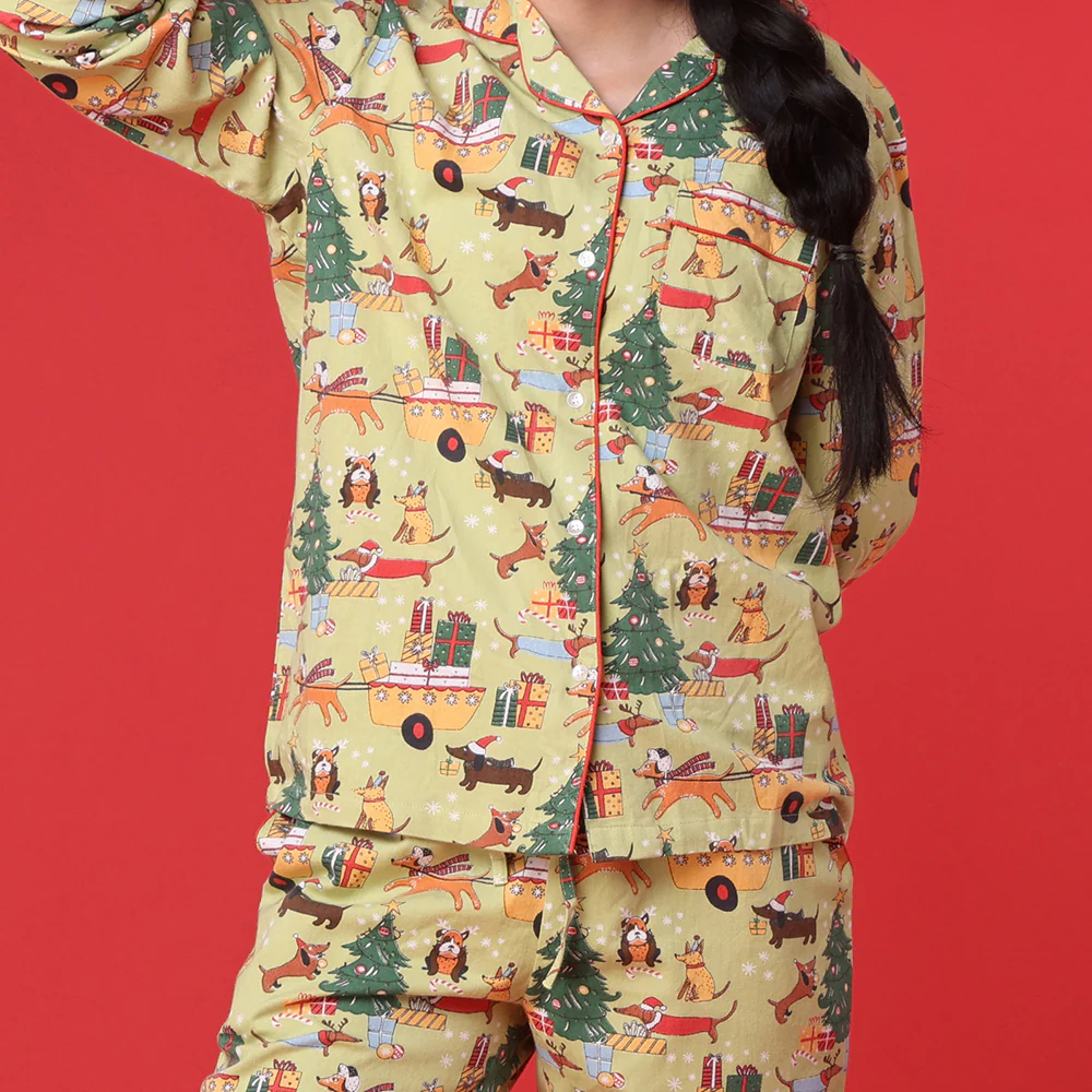 Holiday Dogs PJ Set - Image 4