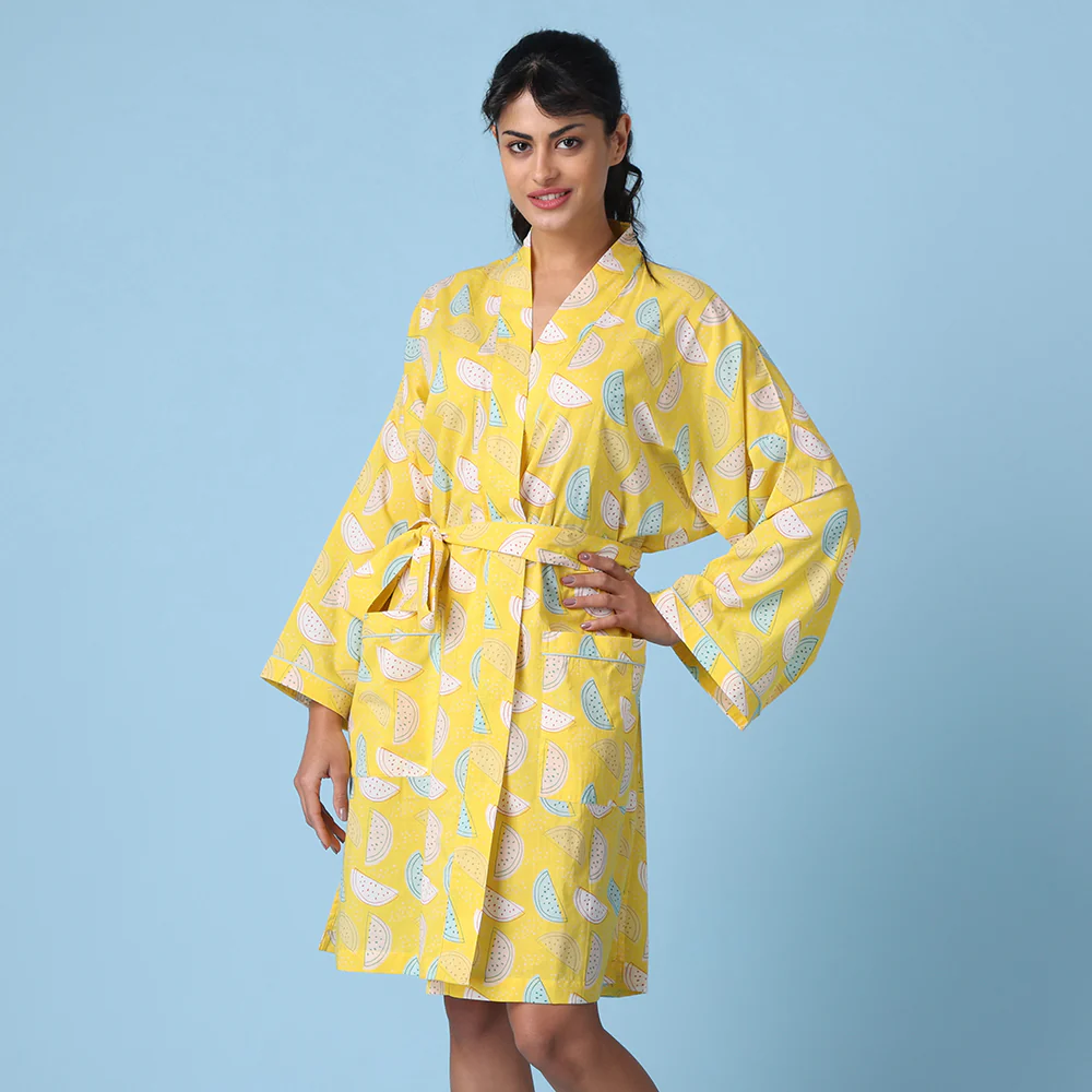 Melon Short Robe