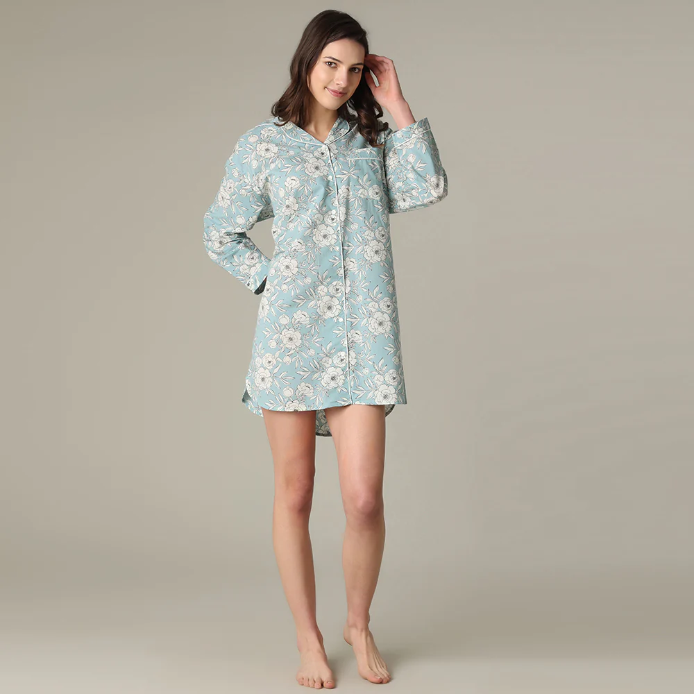 Soleil Blue Nightshirt - Image 3