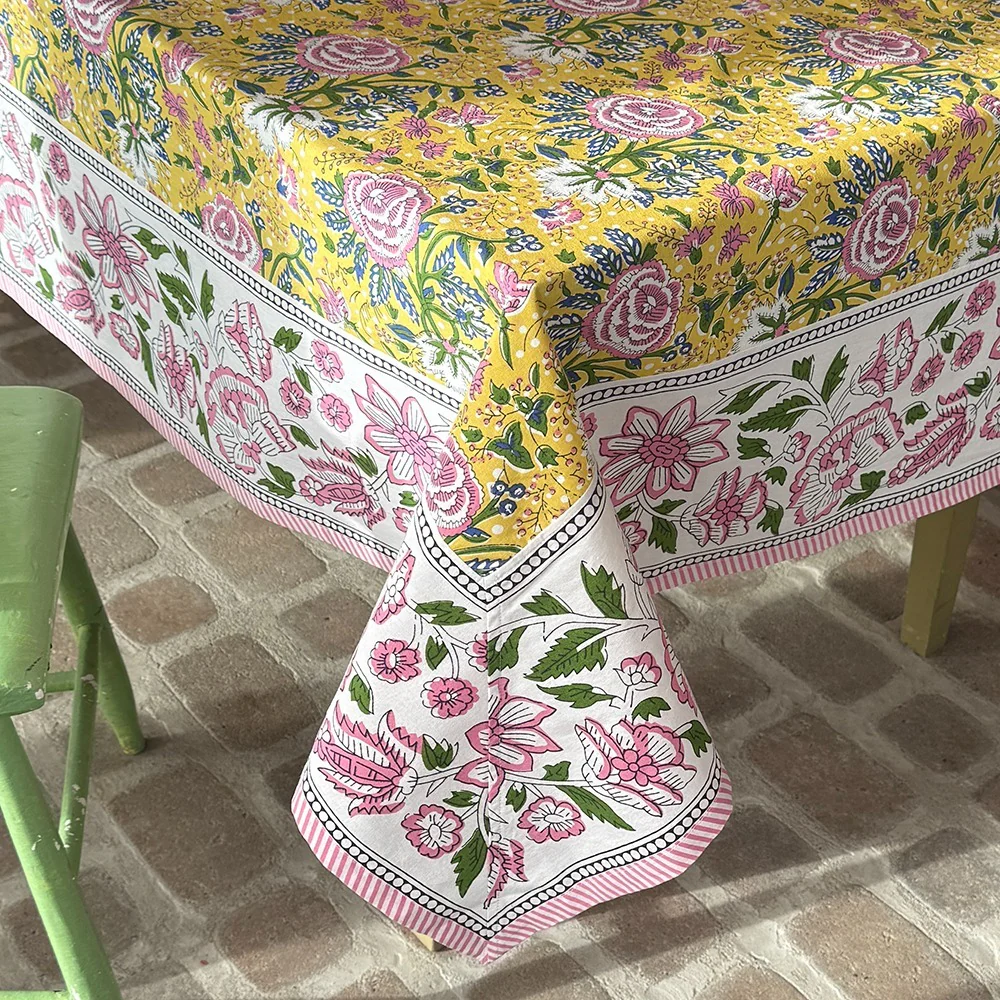 Sophie Yellow Tablecloth - Image 2