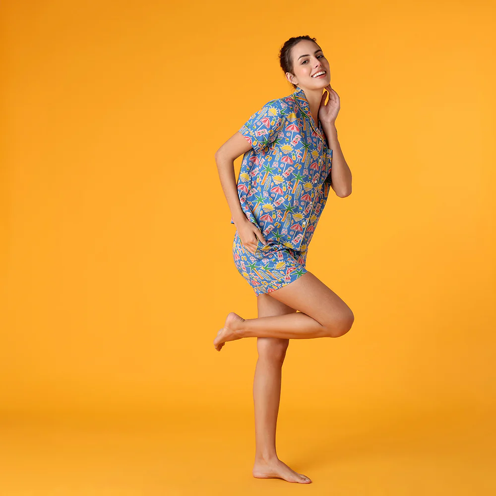 Vacay Shorts PJ Set - Image 4